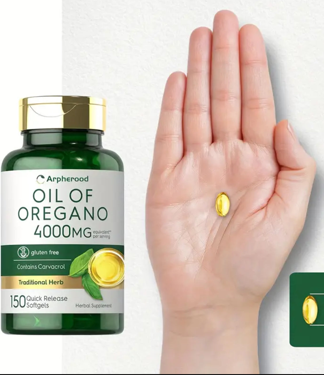 Pastillas de aceite de orégano