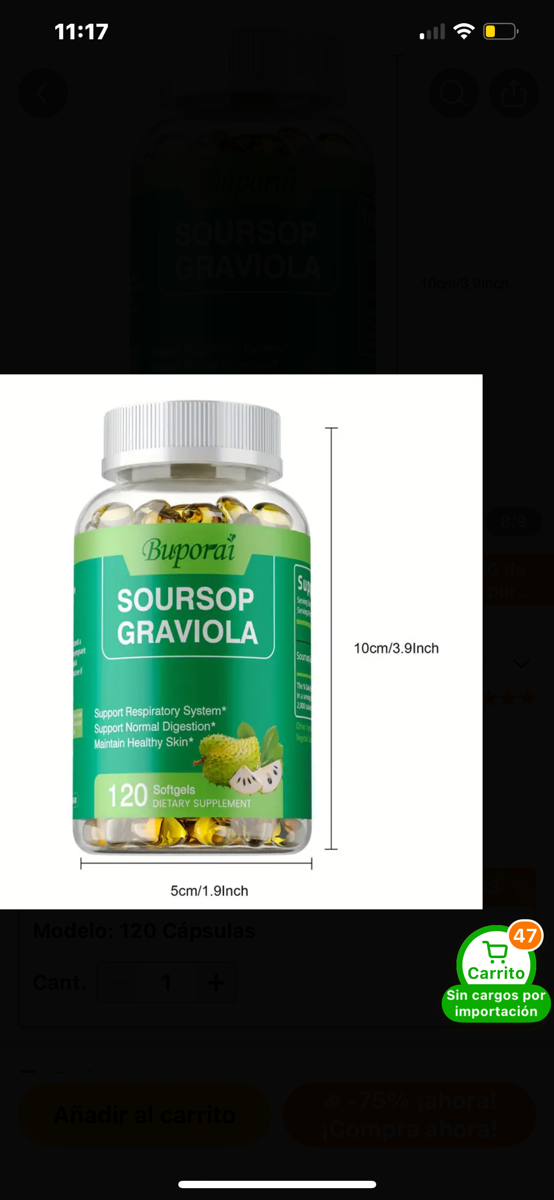 Soursop Graviola pastilla de guanábana