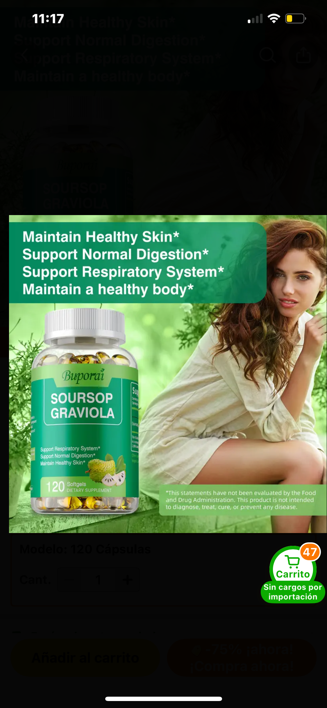 Soursop Graviola pastilla de guanábana