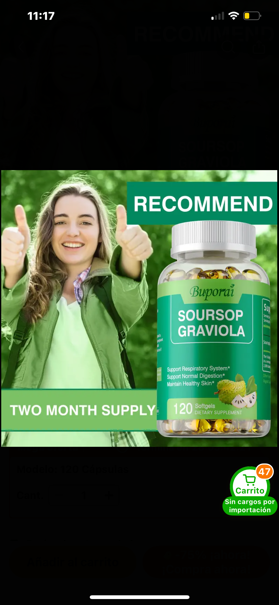 Soursop Graviola pastilla de guanábana