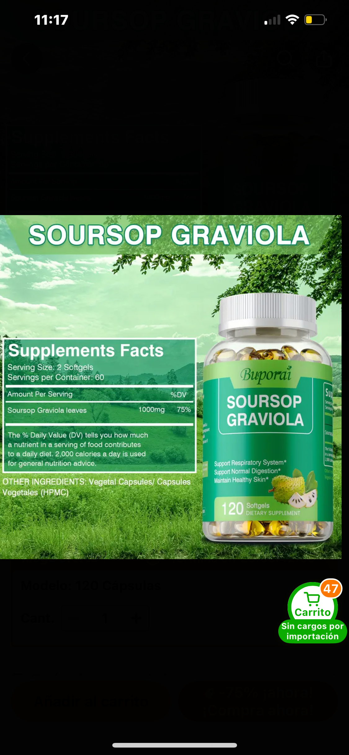 Soursop Graviola pastilla de guanábana