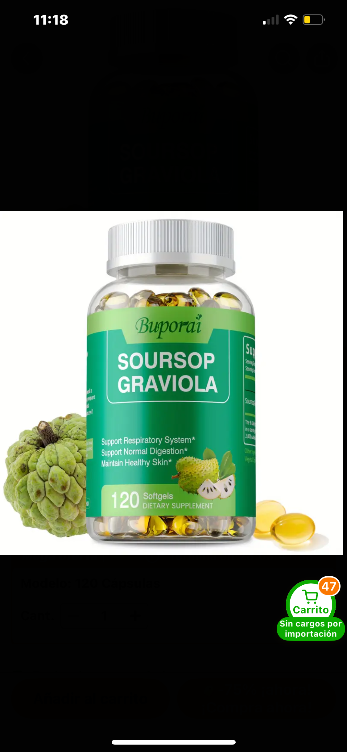 Soursop Graviola pastilla de guanábana
